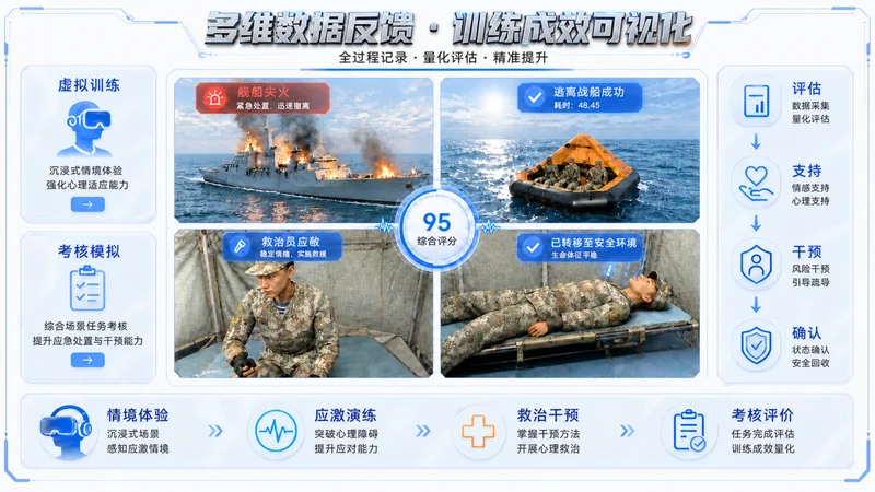 多维数据反馈，训练成效可视化