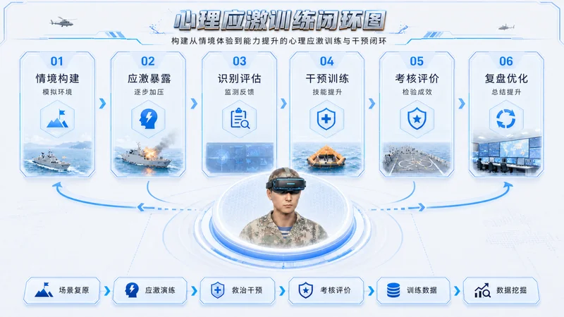 心理应激训练闭环图