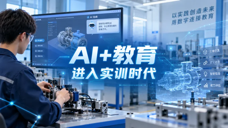 一、新学期，AI正在走进“实训场景”