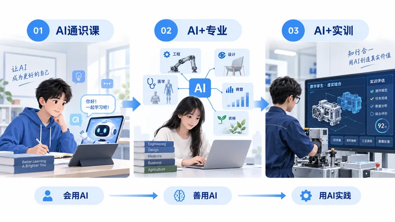 一、新学期，AI正在走进“实训场景”