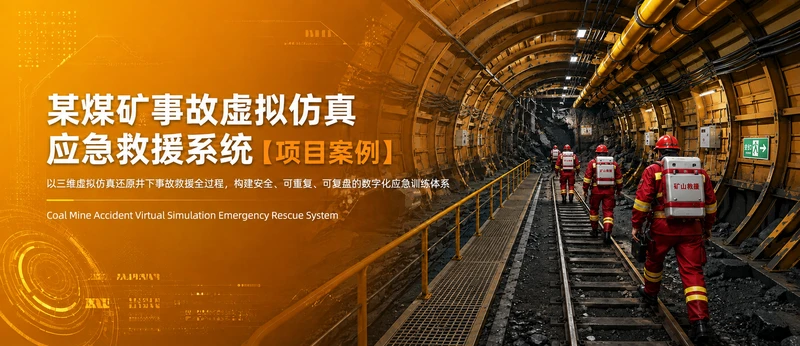 某煤矿事故虚拟仿真应急救援系统