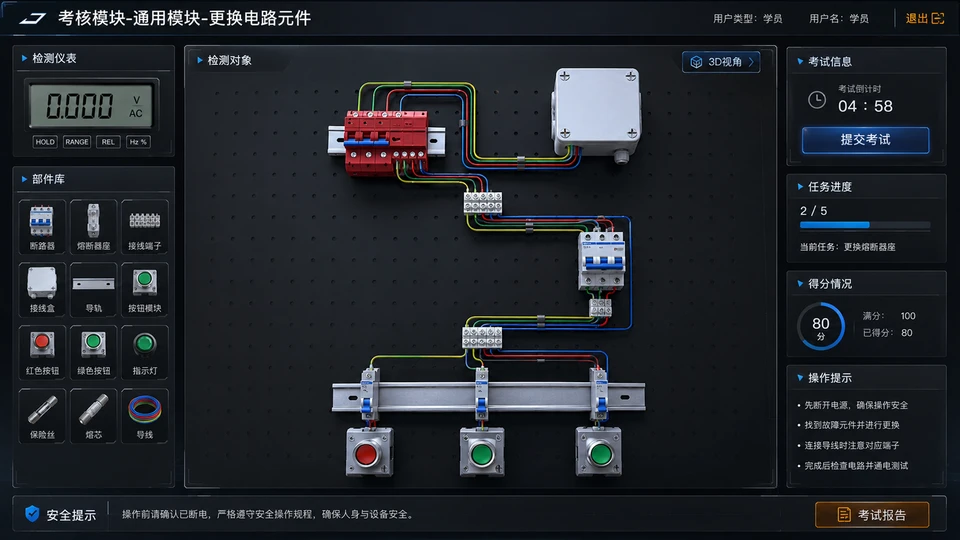 03.更换电路元件实训