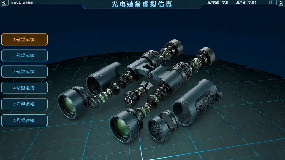 结构展示与三维交互模块