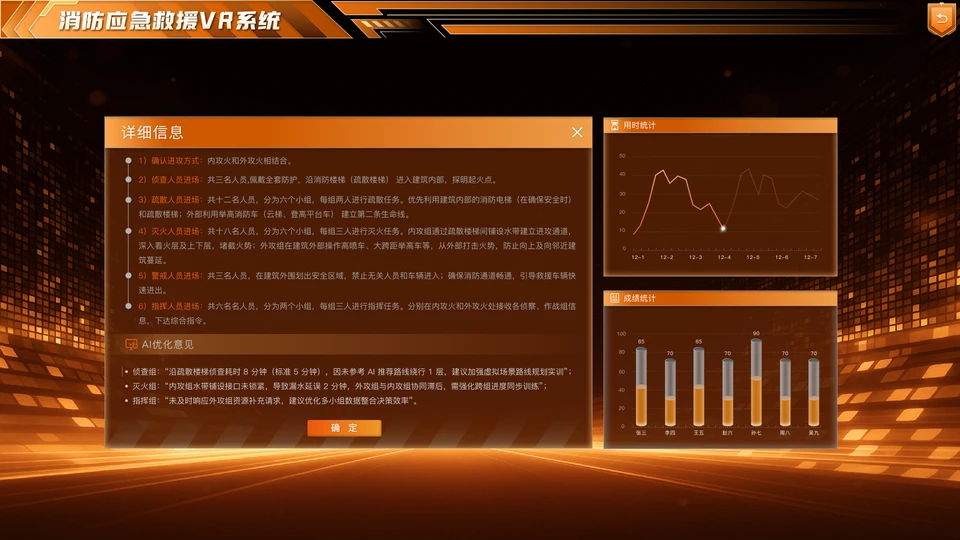 消防全流程数据记录，支撑量化评估