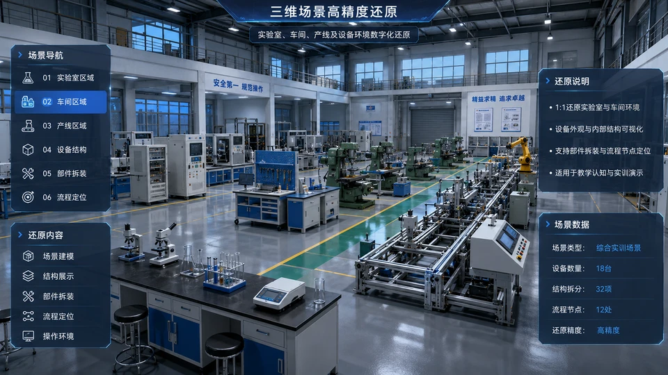 三维场景高精度还原